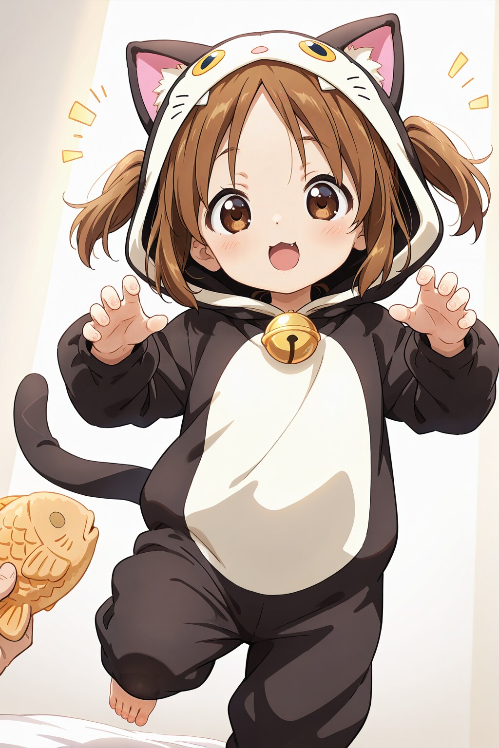 タイ焼きで簡単に釣れるネコ | の人気AIイラスト・グラビア