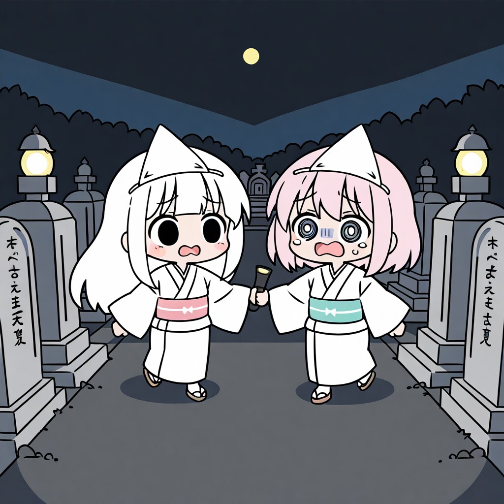 幽霊たちの肝試し | の人気AIイラスト・グラビア