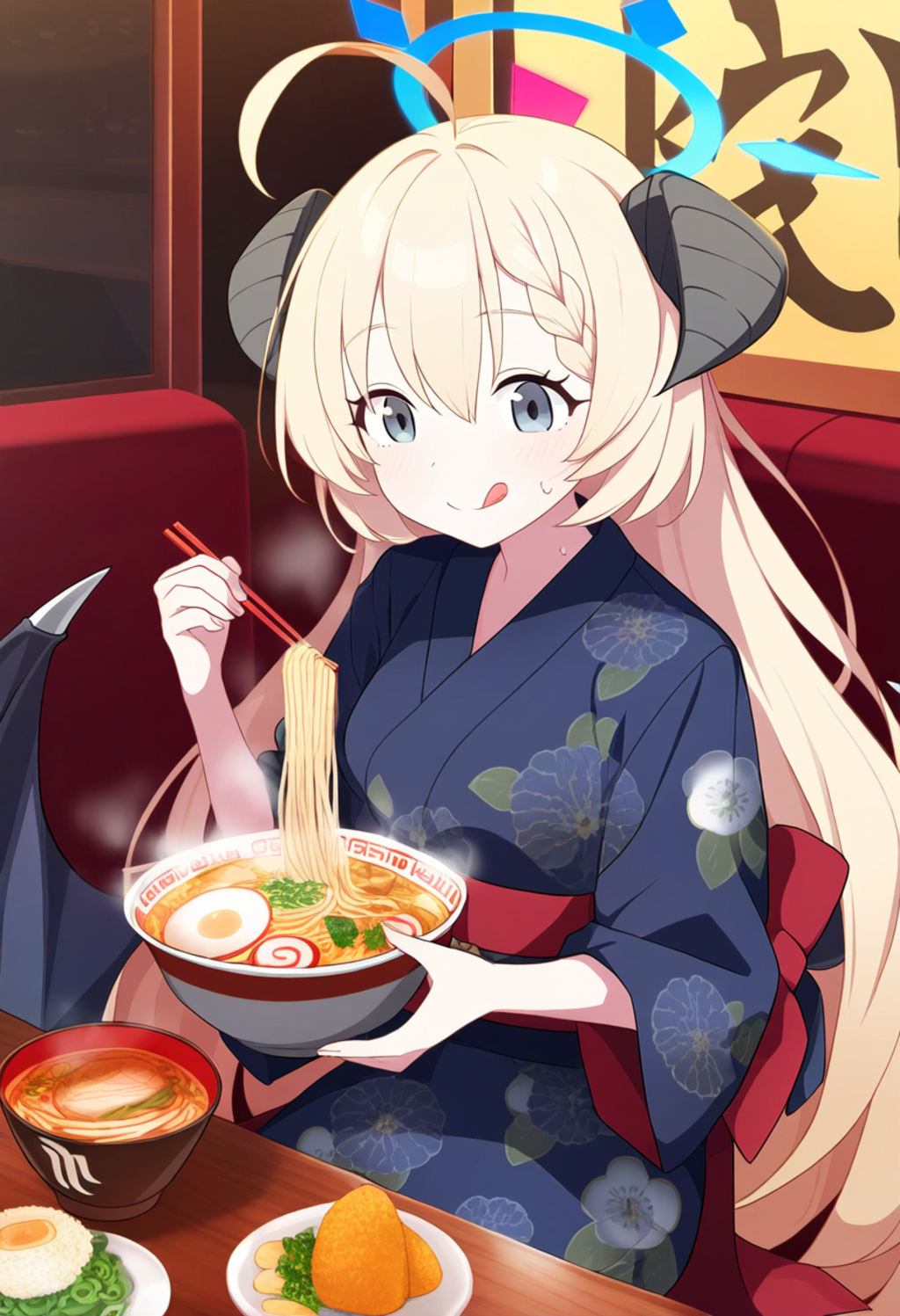 アカリ「んんっ、美味しい～！あれ？先生･･･どうしてそんなに汗をかいてるんですか？」