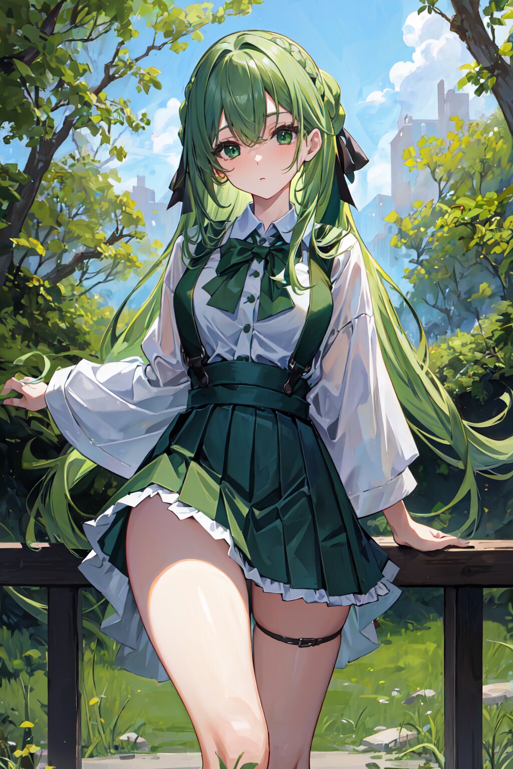 緑髪の少女