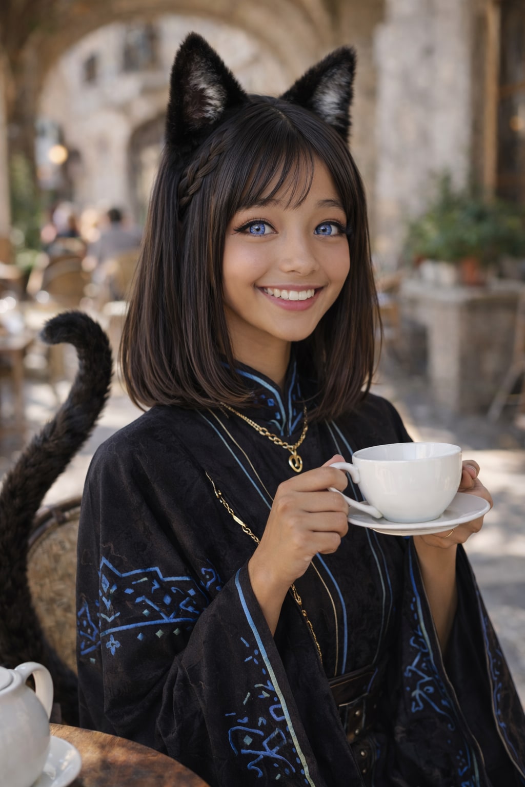 コスプレでお茶会