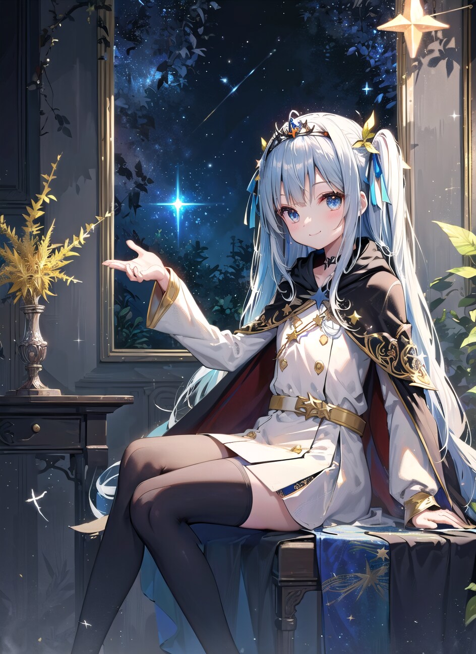 額縁の中の夜空