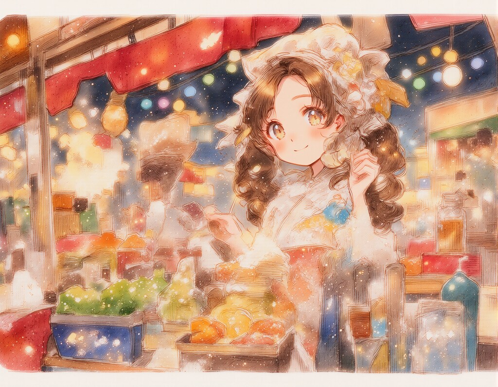 市場の売り子 3