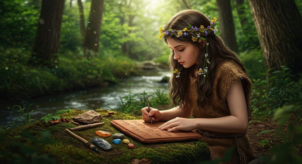 石器時代の女子学生