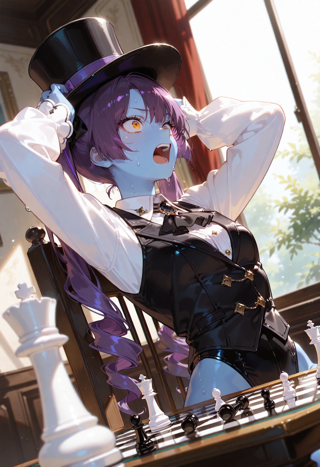 シルクハットちゃん。