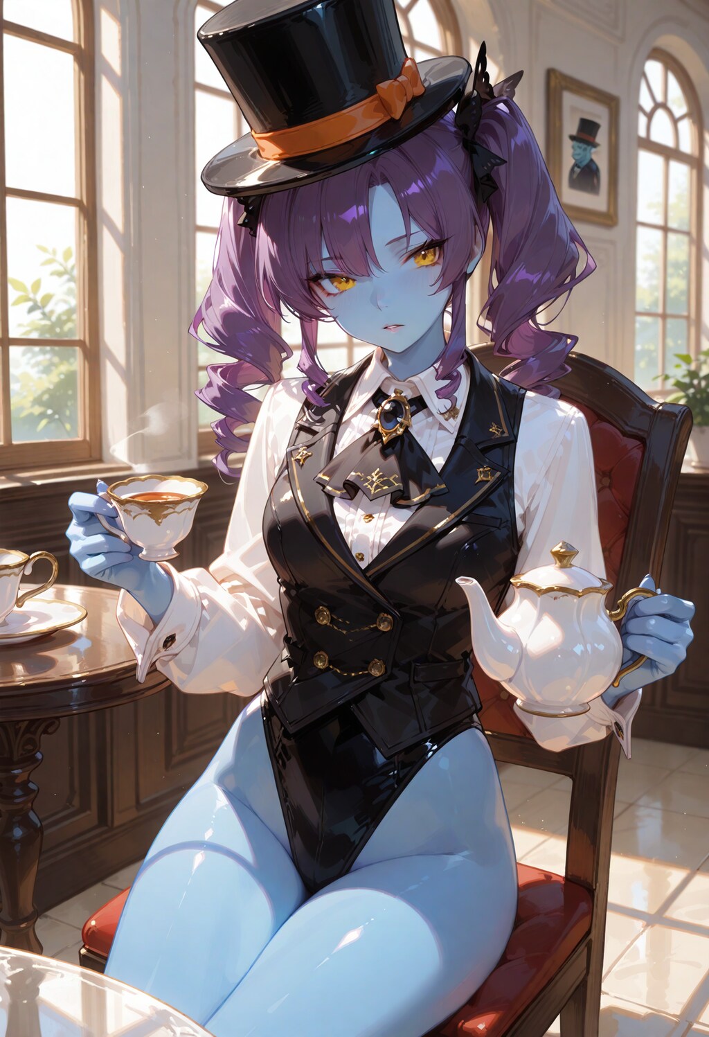 シルクハットちゃん。