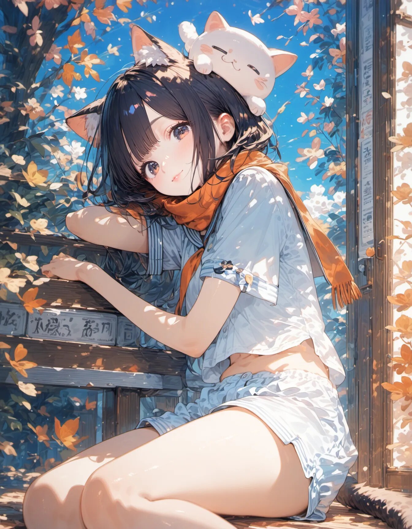 Feline Crown of Autumn | の人気AIイラスト・グラビア