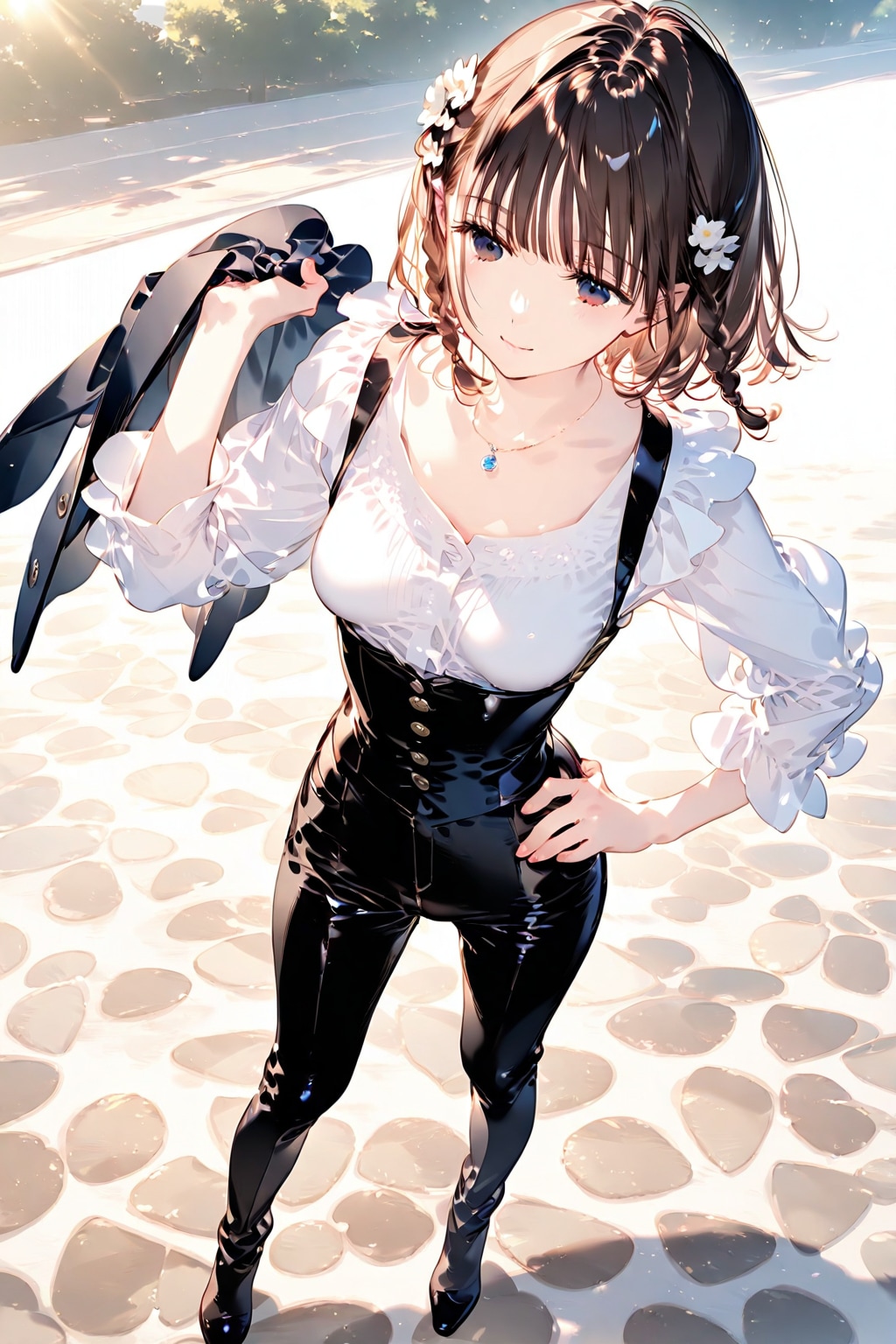 COOLな大人ファッションでお出かけする莉々花ちゃん❤️