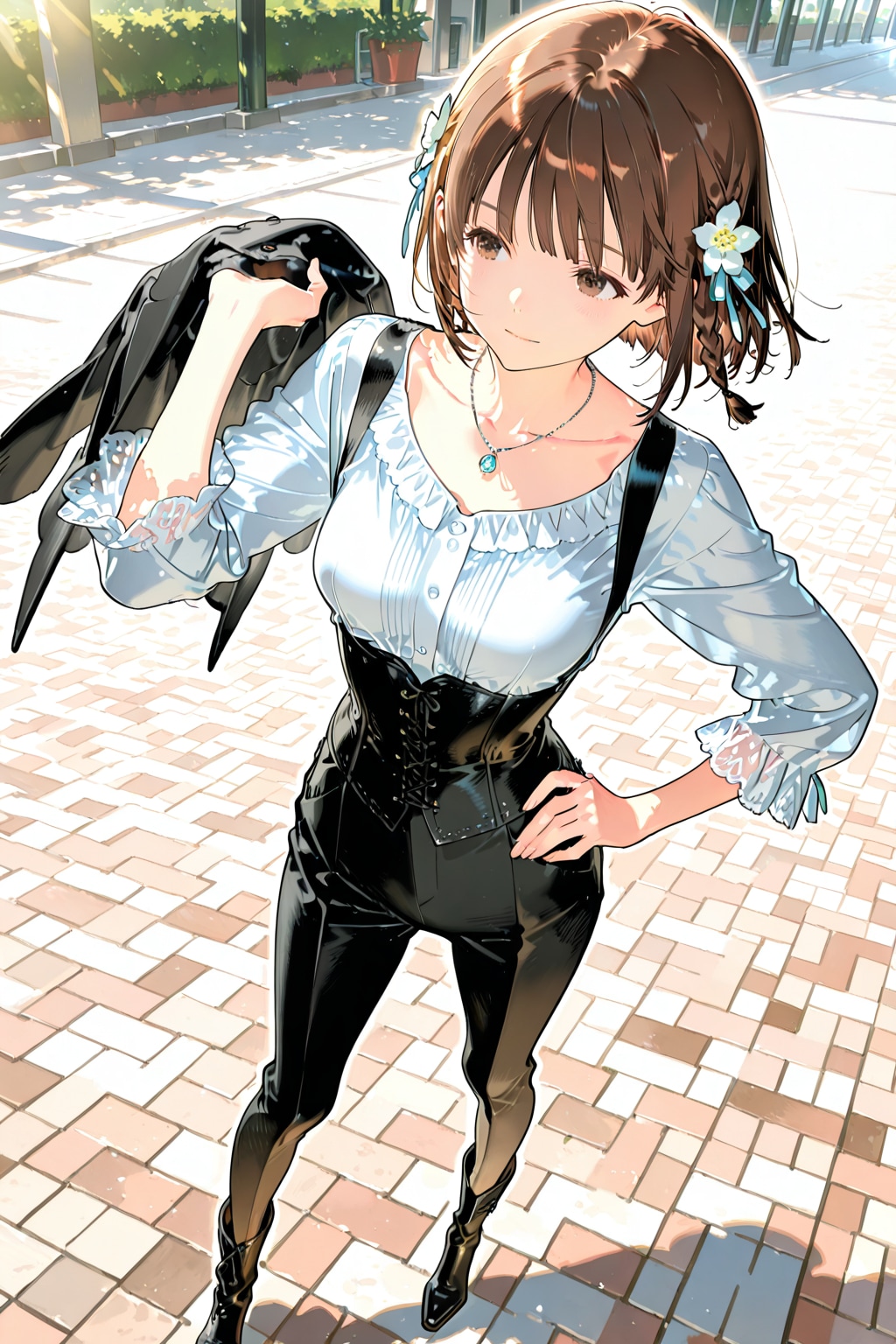 COOLな大人ファッションでお出かけする莉々花ちゃん❤️