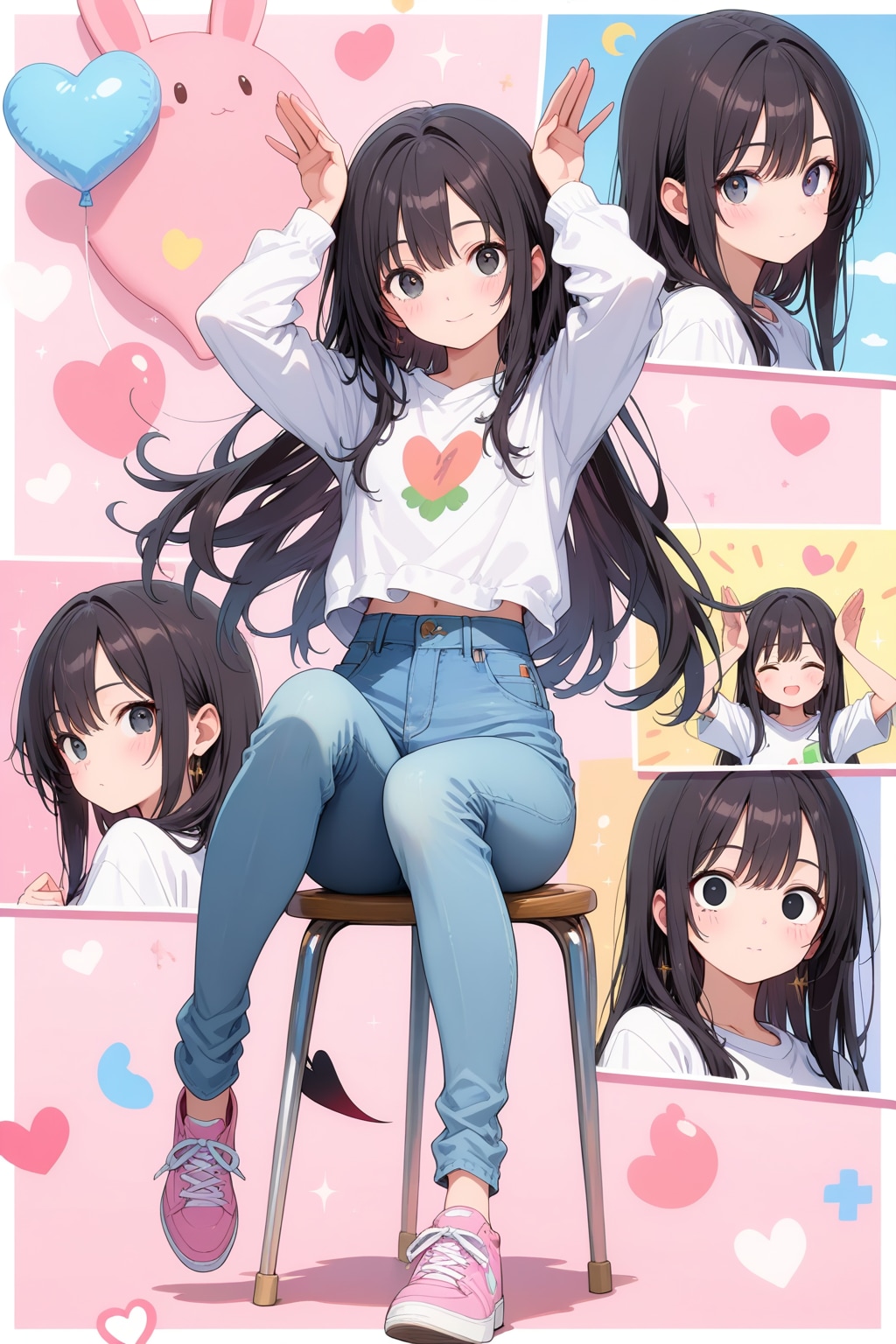 ラブリーおはうさ〜 | の人気AIイラスト・グラビア