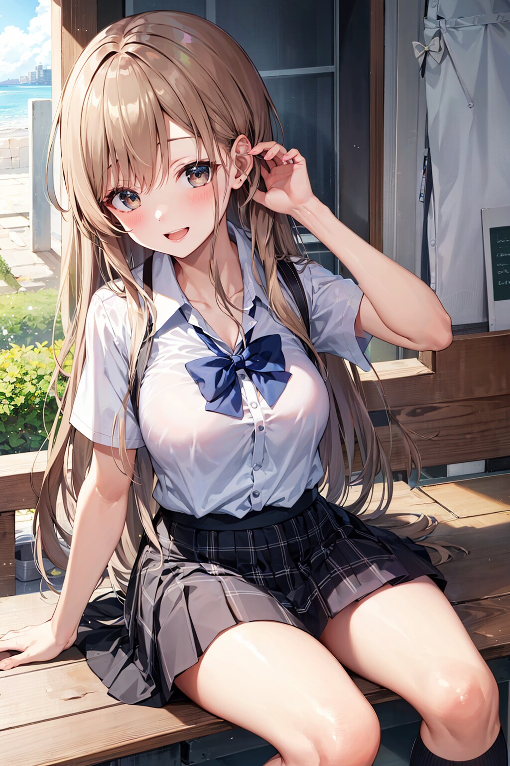 茶髪ちゃん