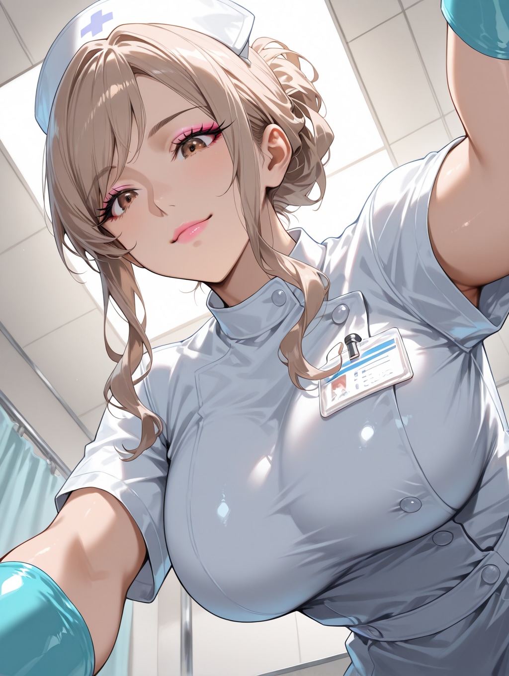 痛かったら手を上げてくださいね～♡