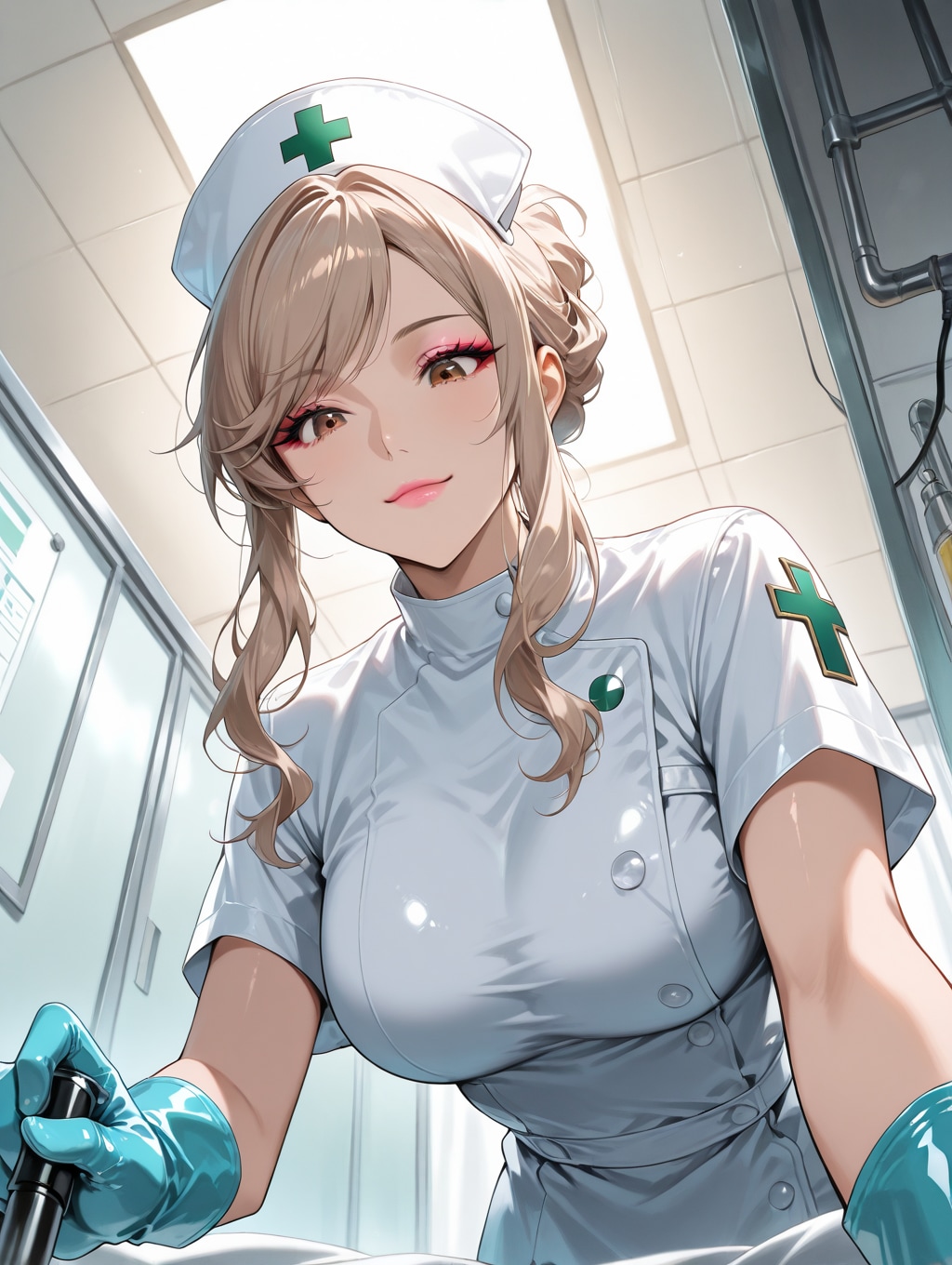 痛かったら手を上げてくださいね～♡