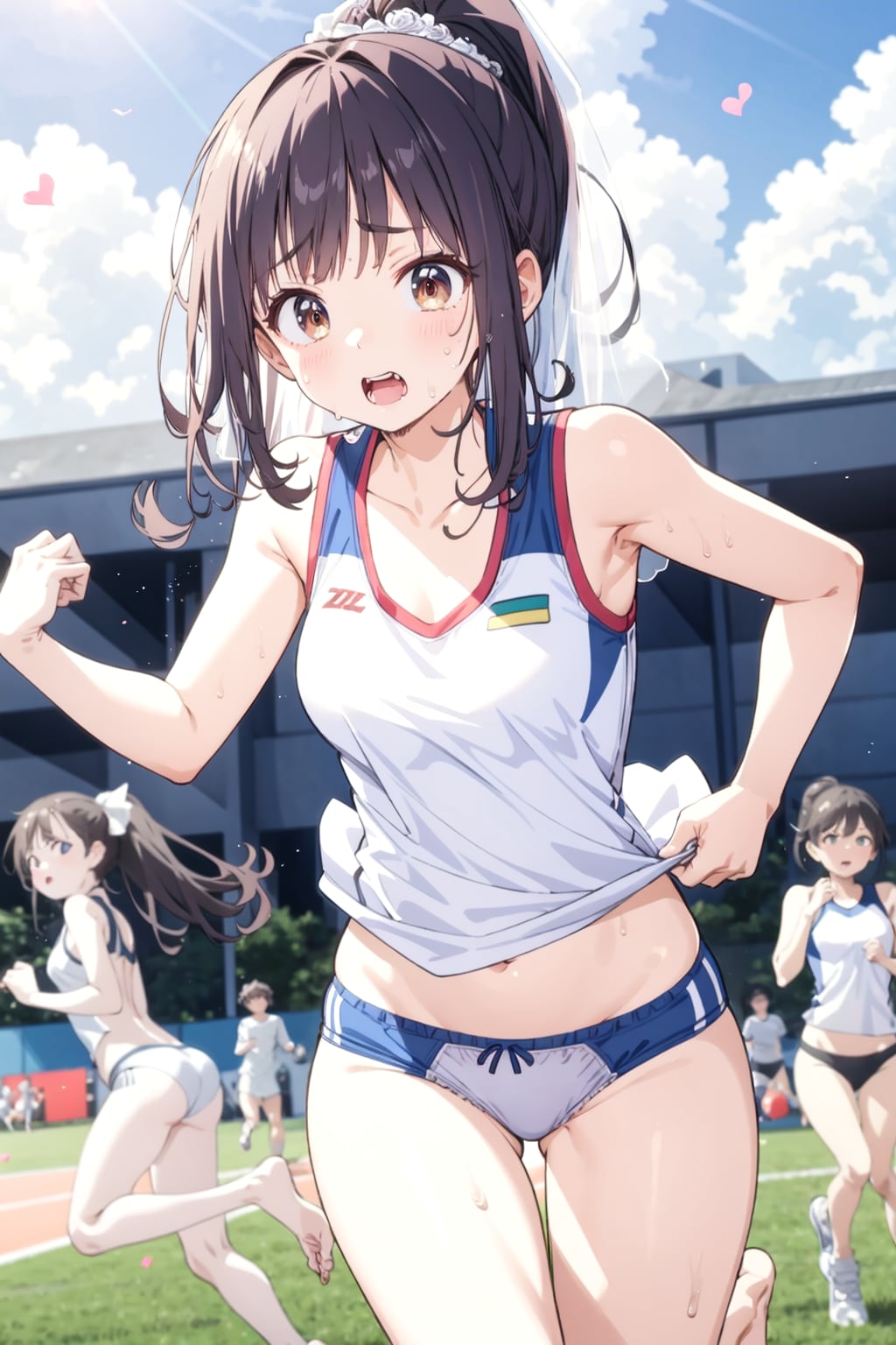 借り物競走(途中)