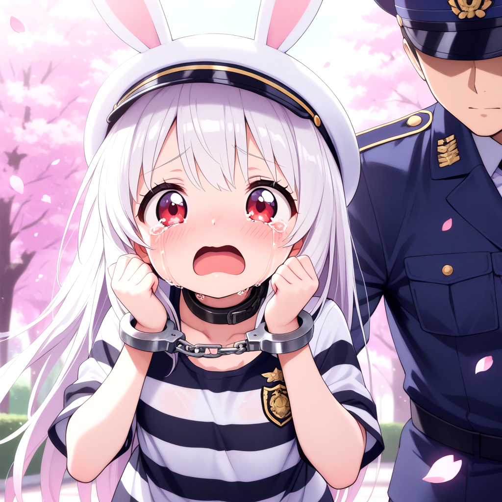 桜2025で逮捕されたうさぎちゃん。
