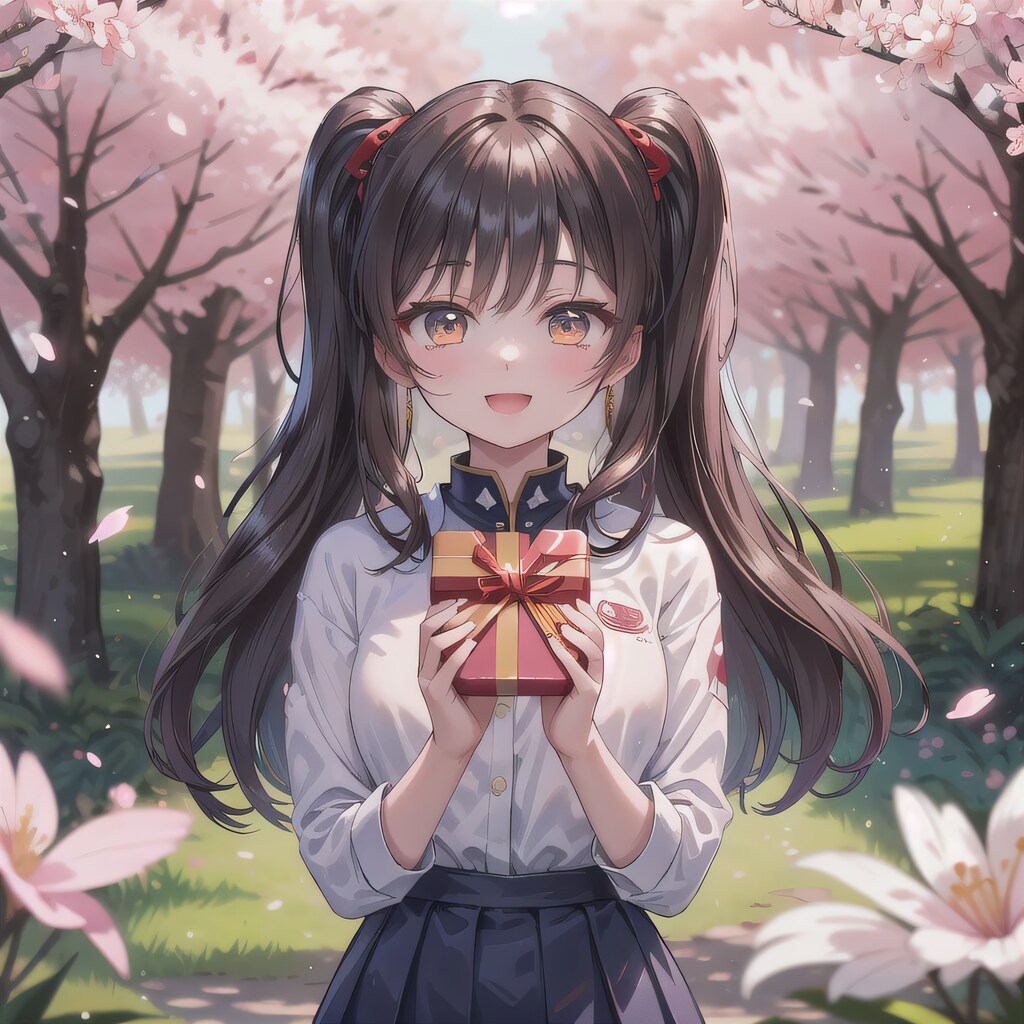 黒髪ツインテでセーラー服の少女４