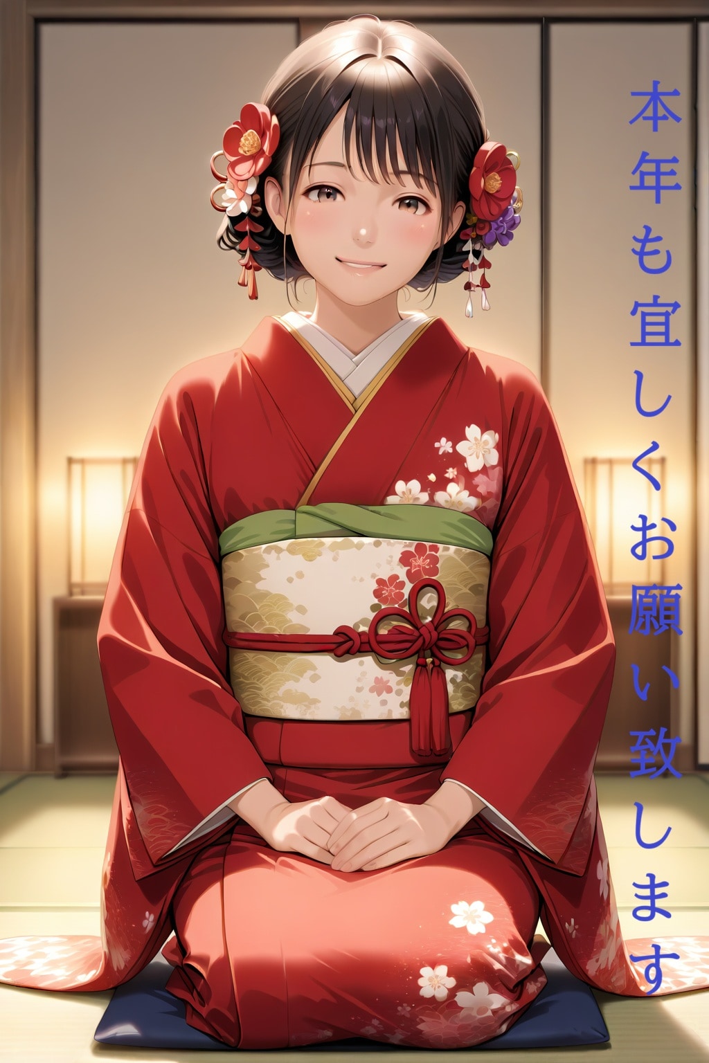 新年あけましておめでとうございます | の人気AIイラスト・グラビア