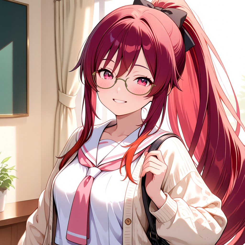 オリジナルキャラ「灰羽まとい」に合いそうなメイクにしてみました。