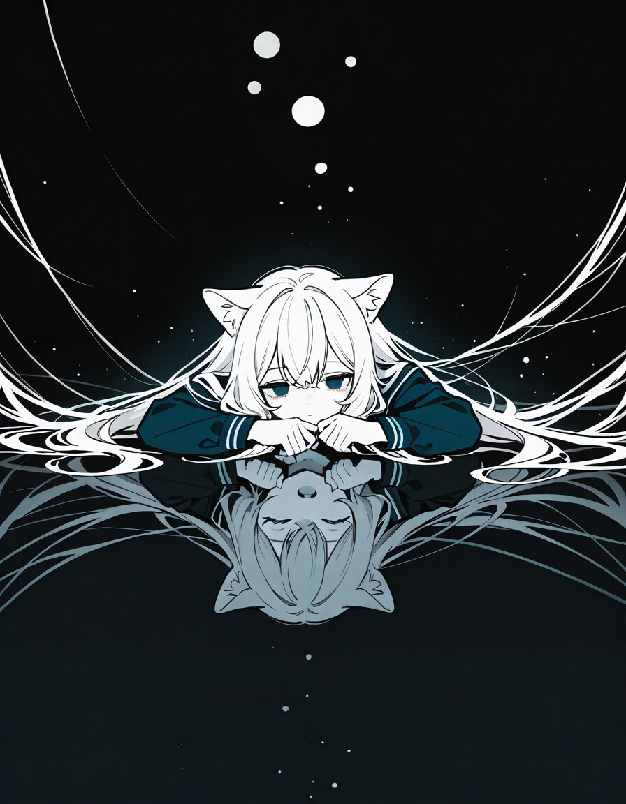 猫耳をかぶる