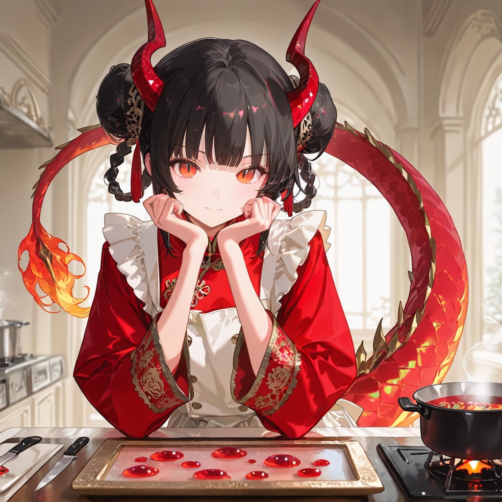 SS付！【ドラゴニア王宮料理実演師】イグニス・ルクス（Ignis Lux） | の人気AIイラスト・グラビア