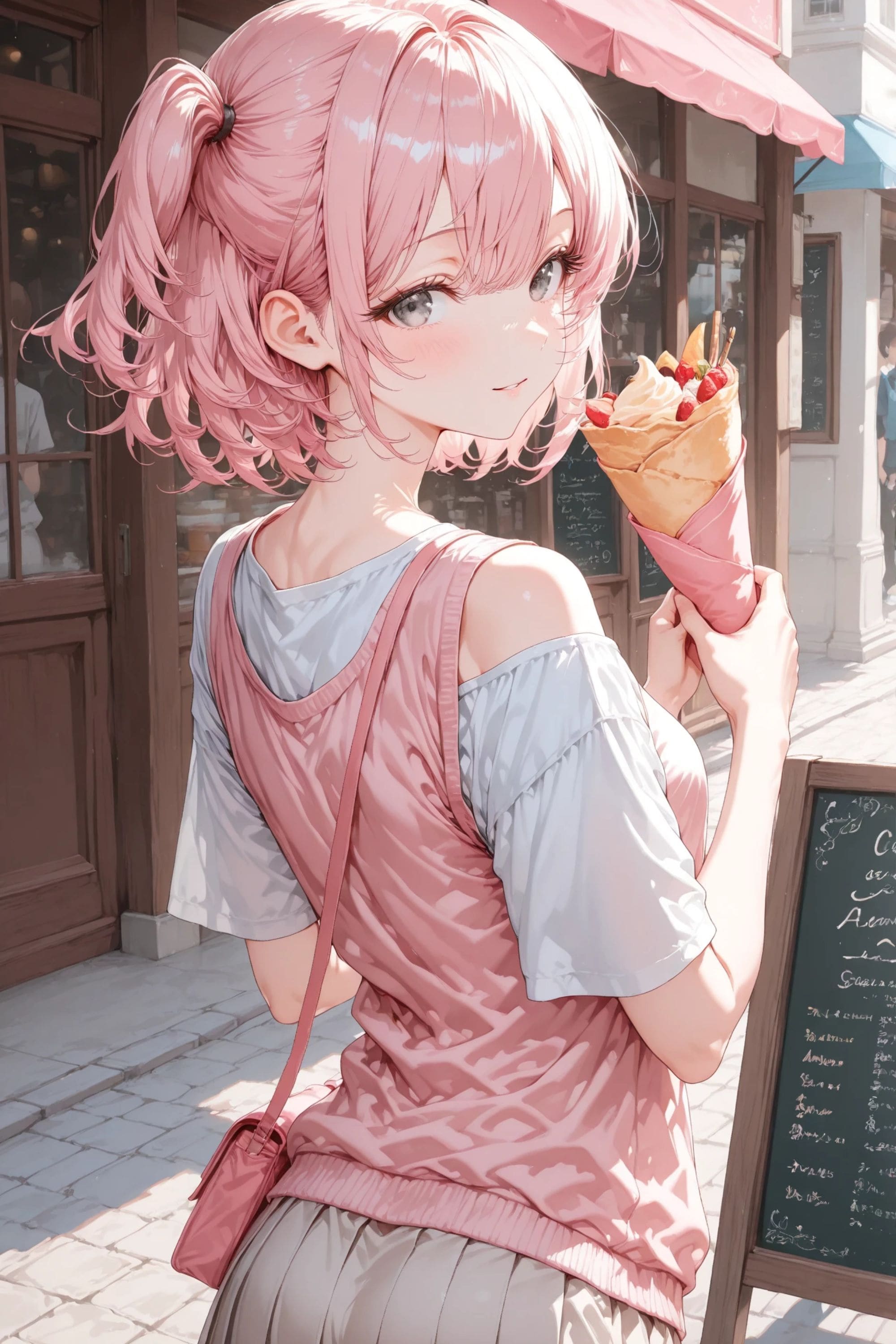 桃花とクレープ | の人気AIイラスト・グラビア