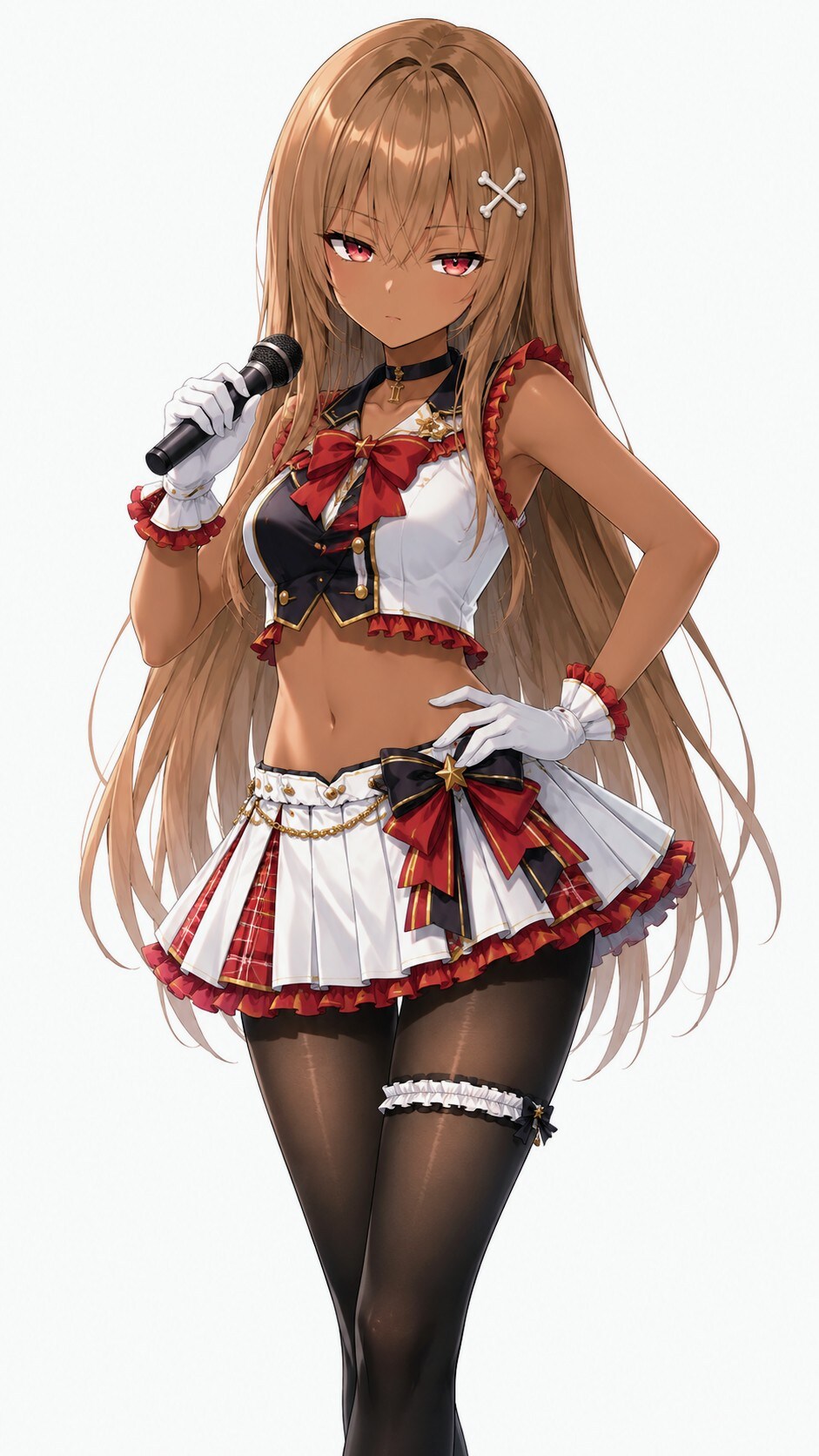 おにくちゃん🍖黒パンスト七変化06【アイドル】