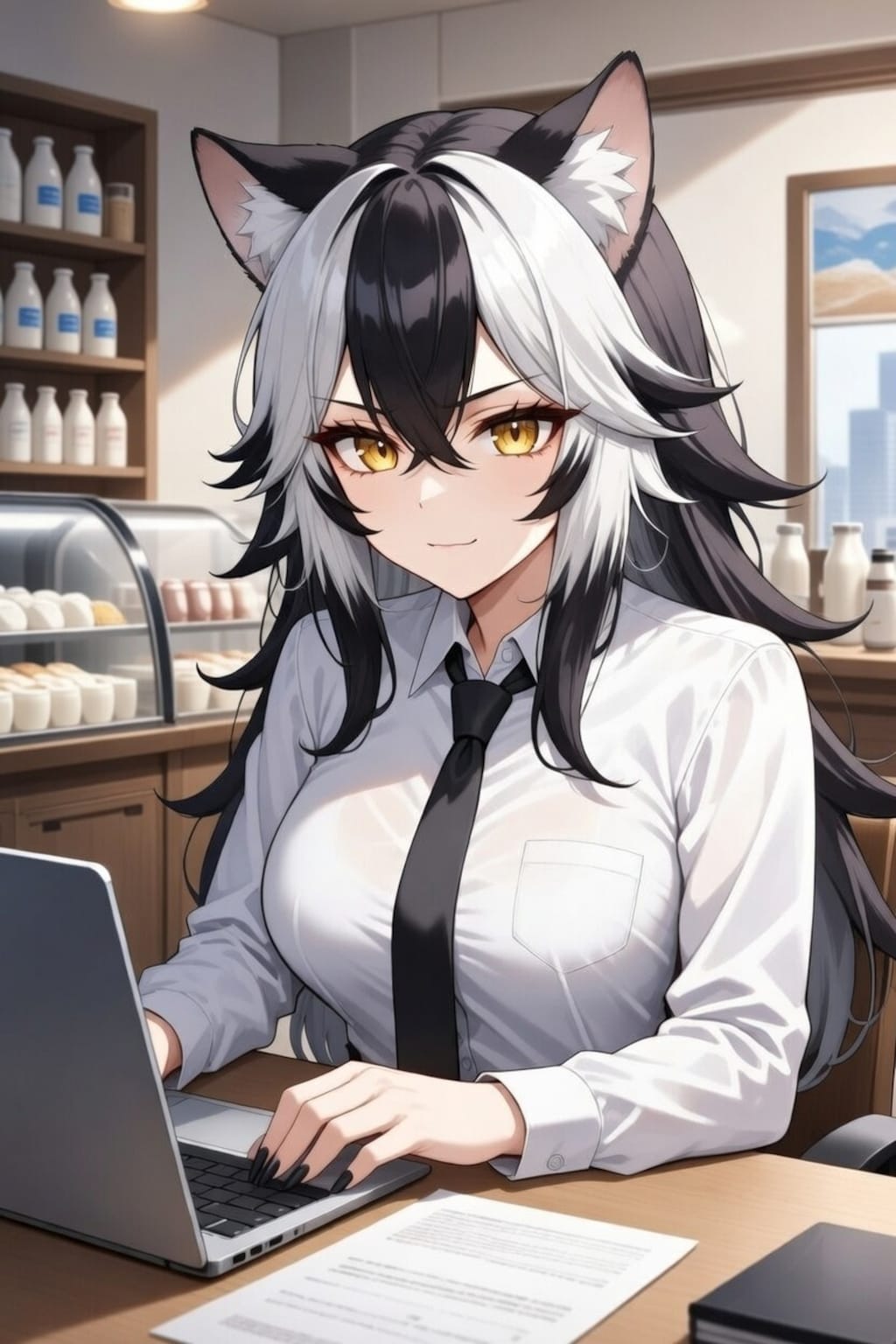 ダウナー系ネコお姉さんのお仕事