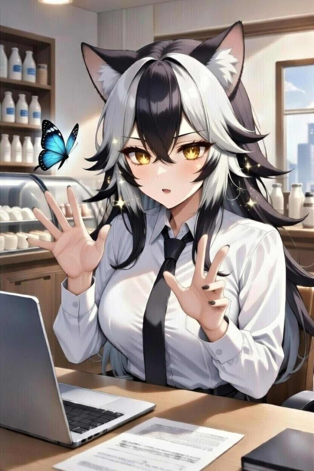 ダウナー系ネコお姉さんのお仕事