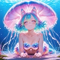 5枚）クラゲと人魚さん① 2枚目