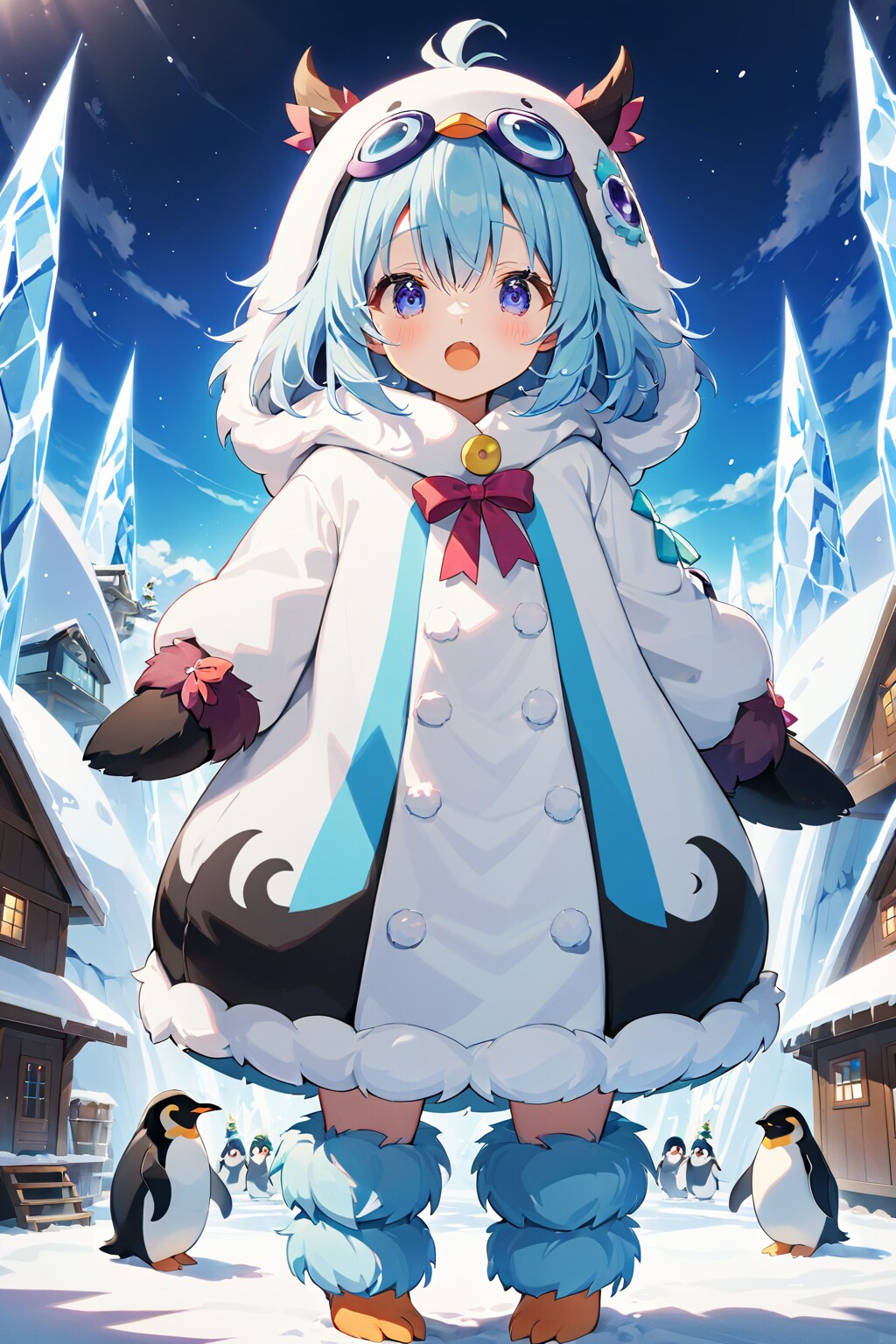 ペンギン獣人のペン | の人気AIイラスト・グラビア