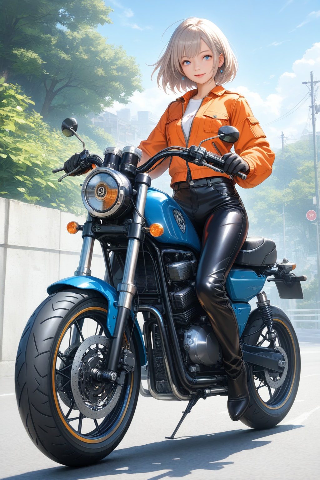 バイク好き彼女