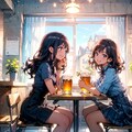 月曜日の女の子　リアル作者の代理で友人と飲み会。 4枚目