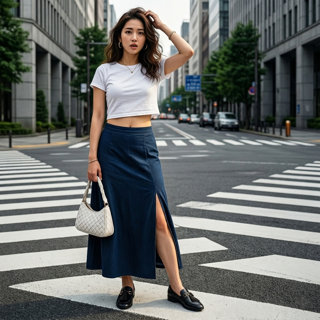 On a street corner