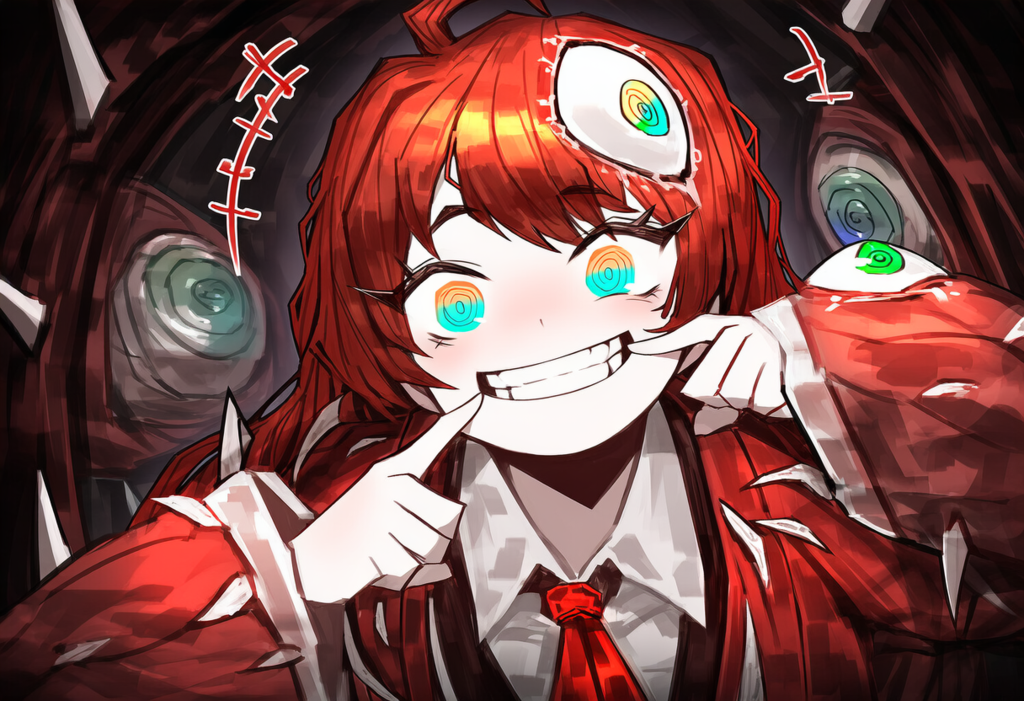 ロボトミー　なにもない　自分の頬をつく