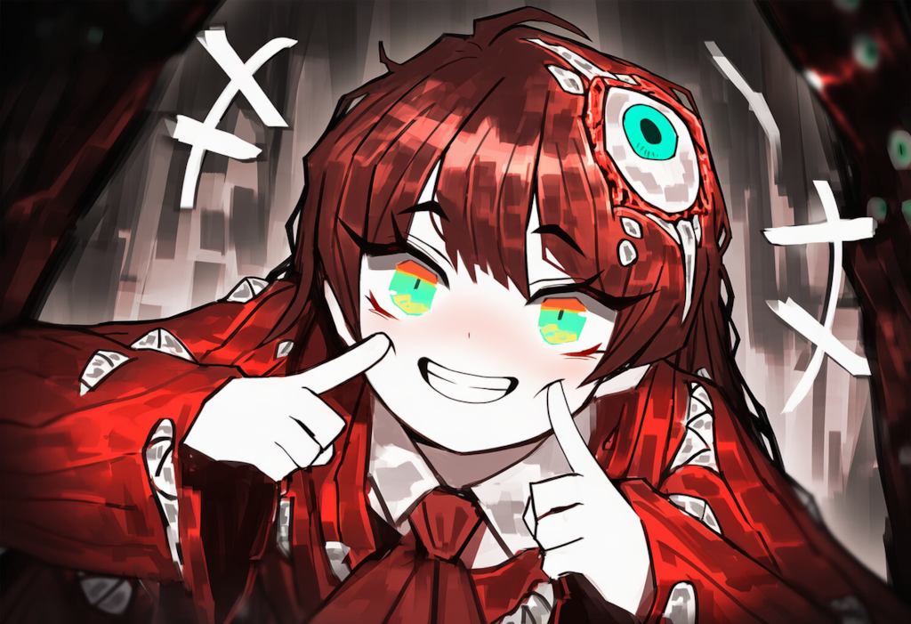 ロボトミー　なにもない　自分の頬をつく