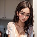 汗だく少女 2枚目