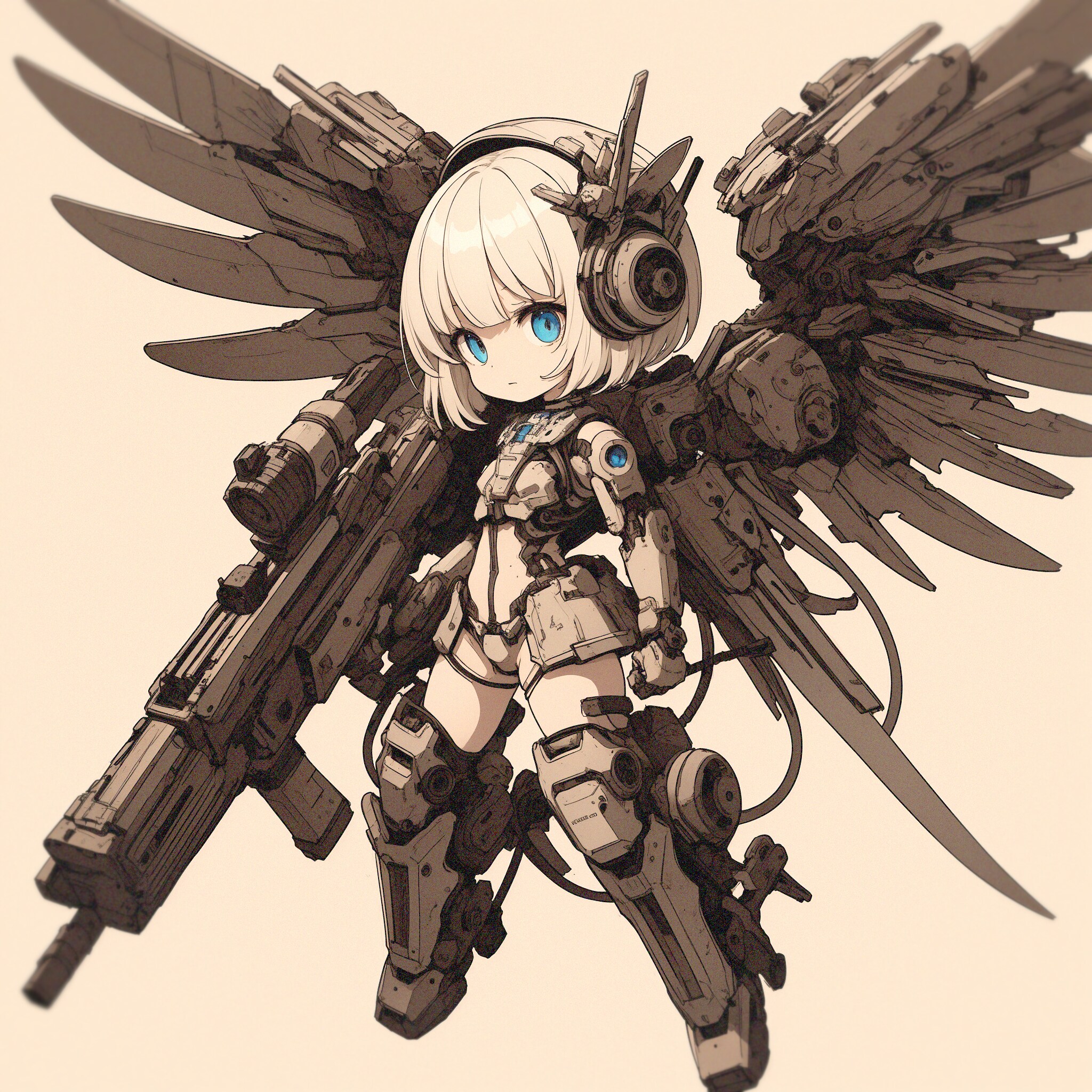 Mecha Girl | の人気AIイラスト・グラビア