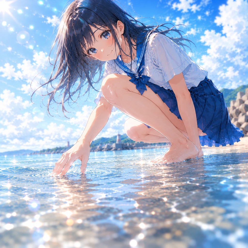 リゾート（ローアングル）