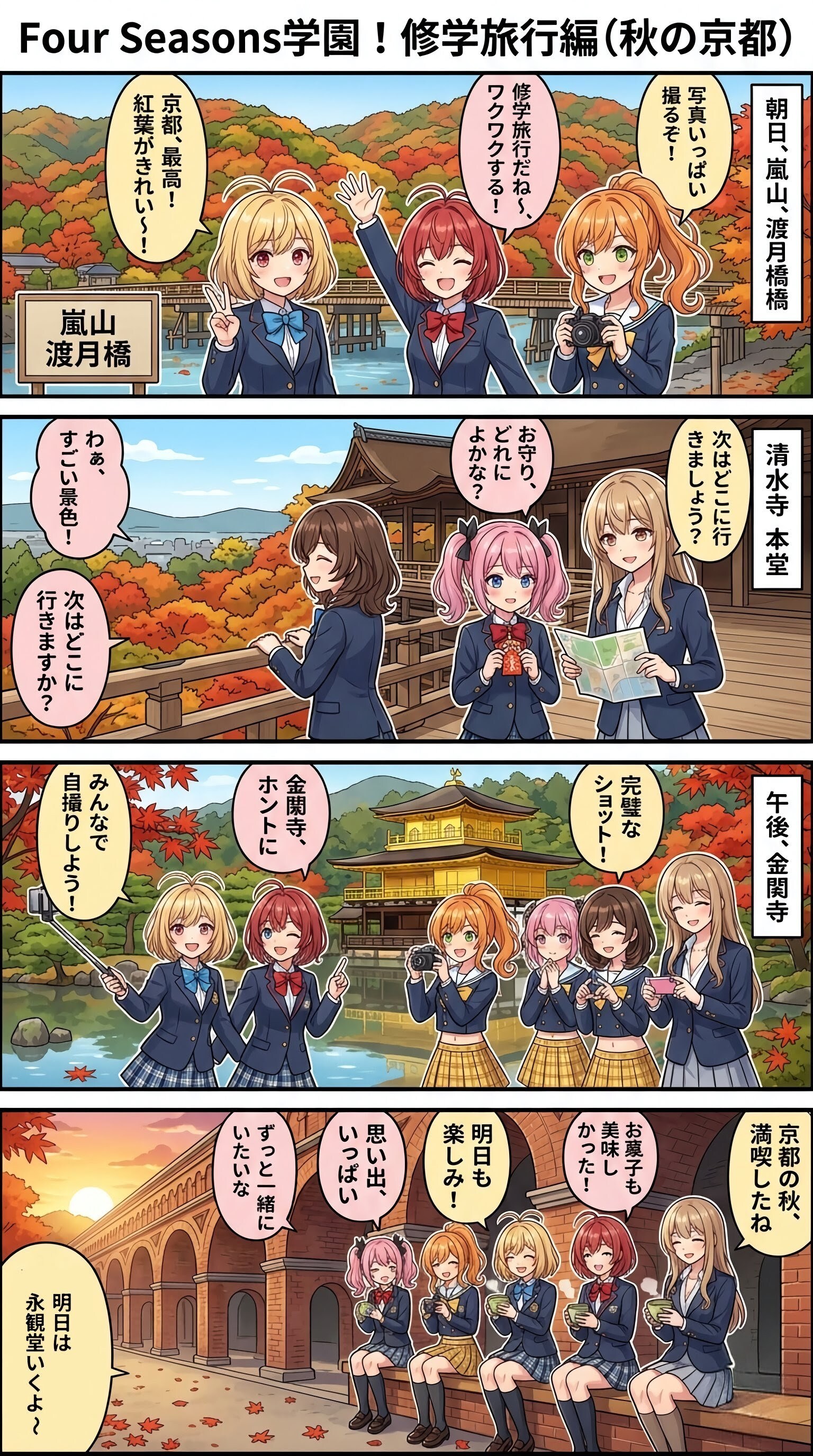 秋の修学旅行編