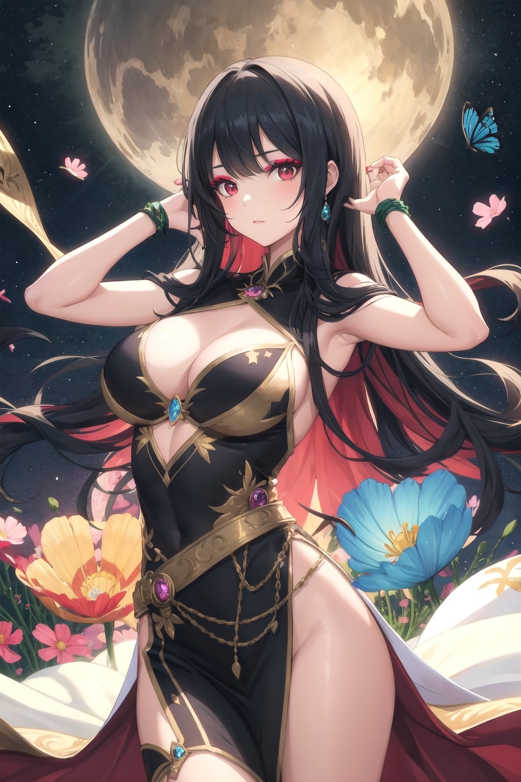 つーちゃんV4Bで秋桜と共に