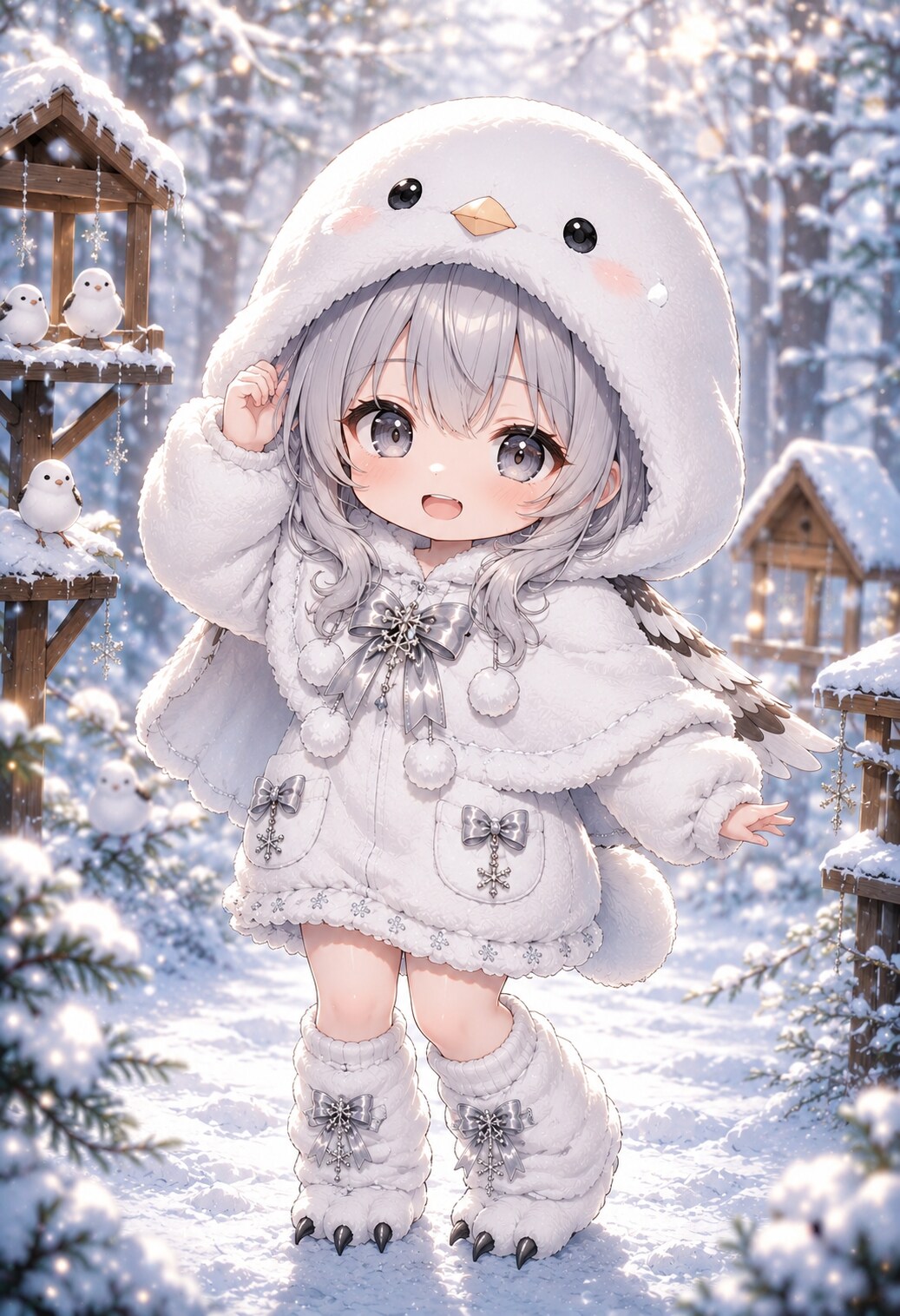 シマエナガのシマちゃんデビュー！