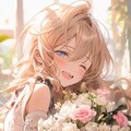 花束の少女ちゃん 2枚目