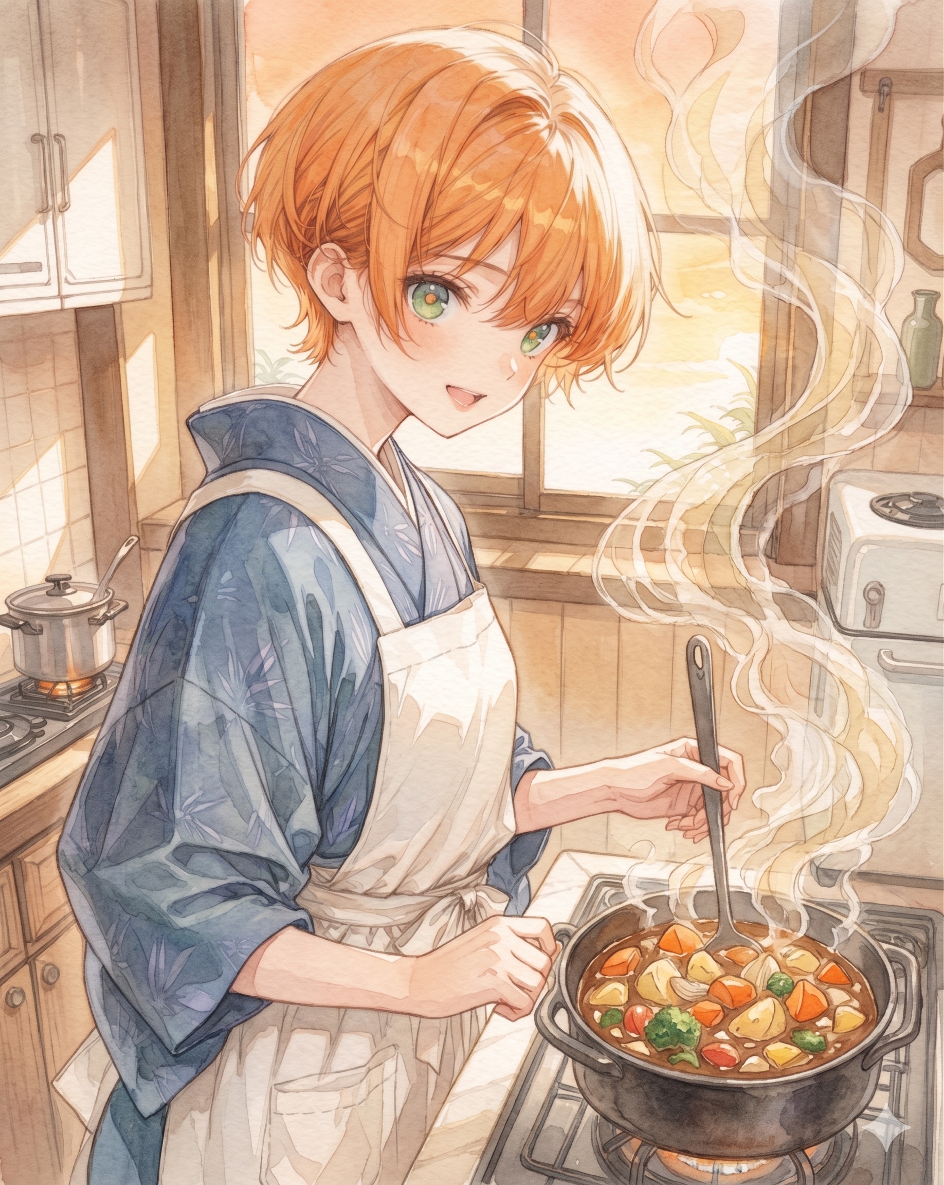 晩ごはんはカレー | の人気AIイラスト・グラビア