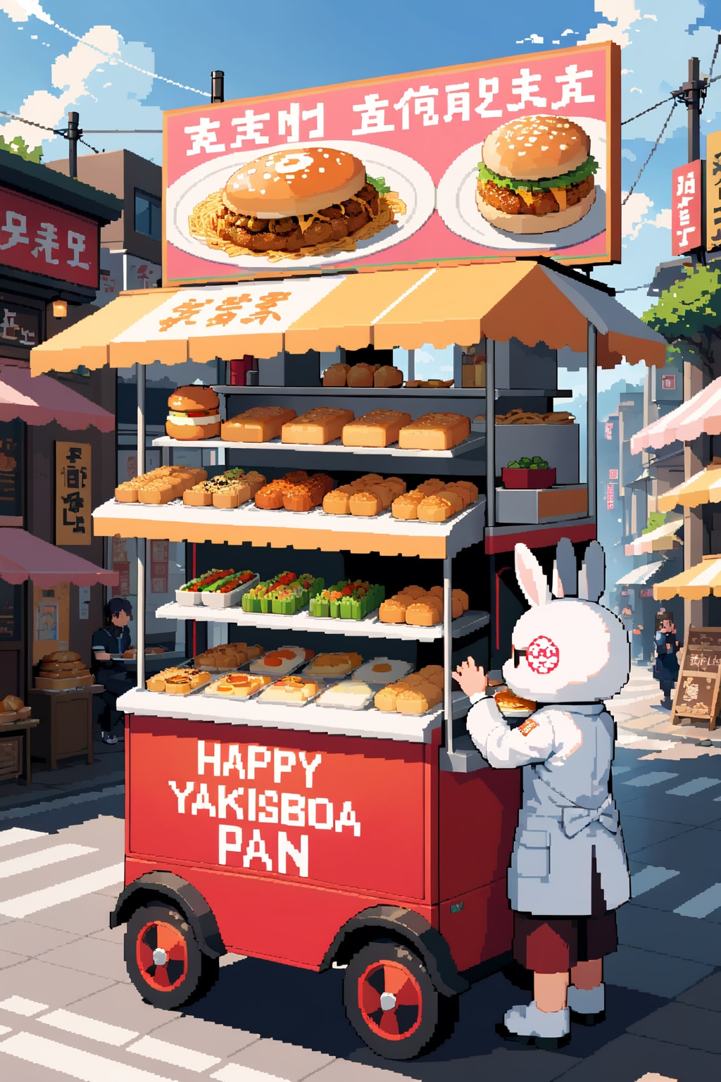 焼きそばパンチャレンジ　2024-06-02 | の人気AIイラスト・グラビア