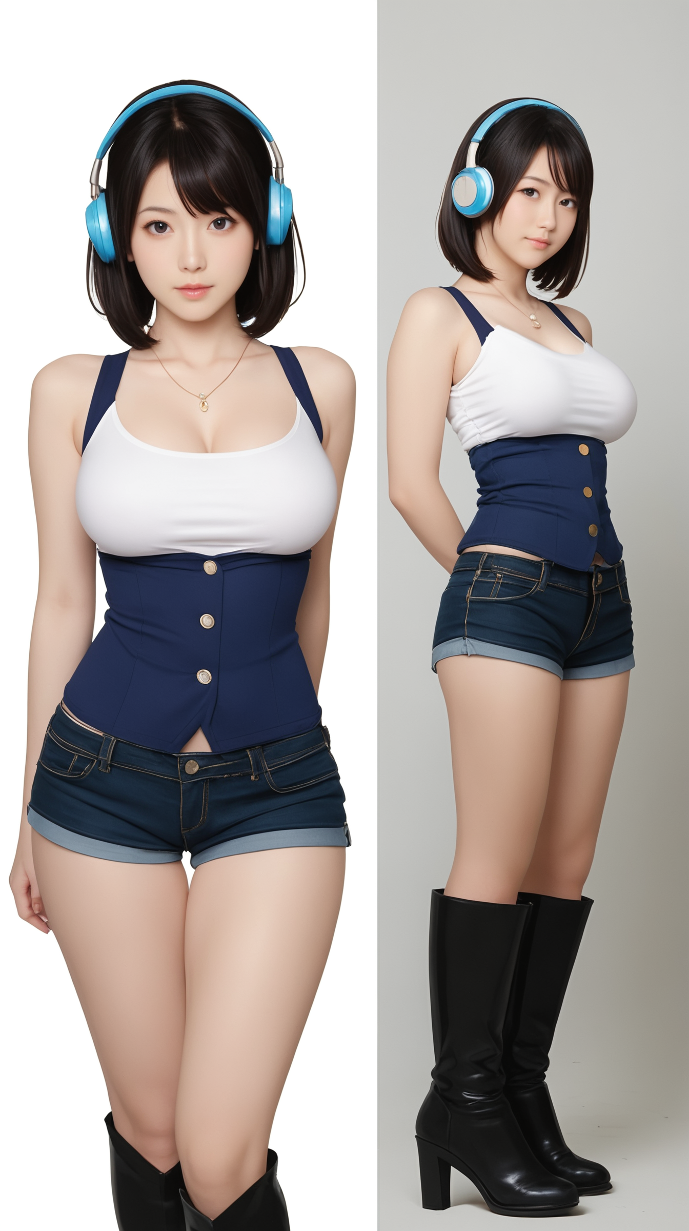 近未来ヘッドホンガール