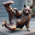 彫像の猫 7枚目
