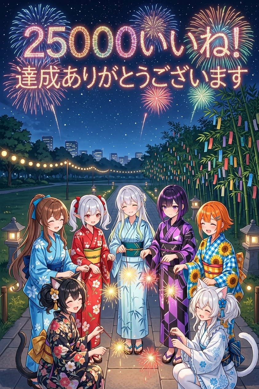 25000いいね！達成ありがとうございます