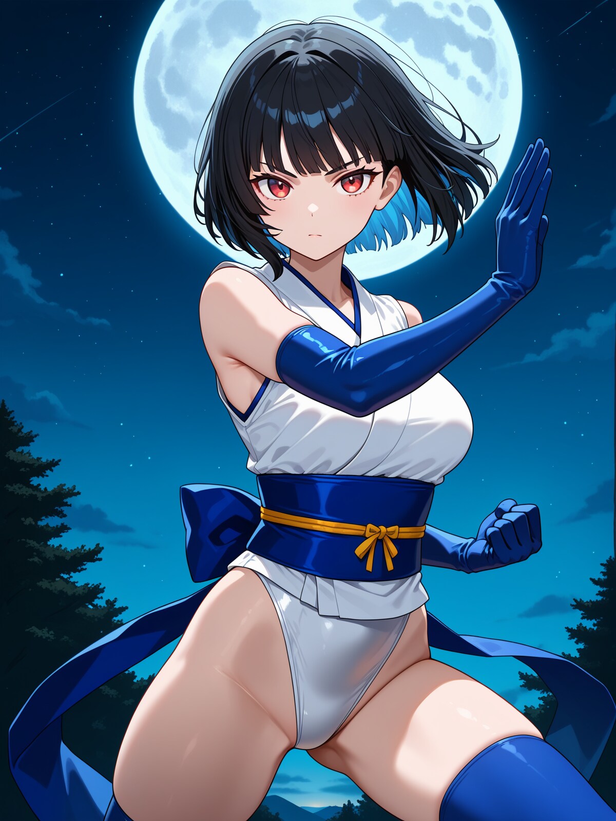 咲成奈那妃と月
