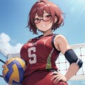 バレー部の眼鏡お姉さん 5枚目