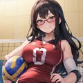 バレー部の眼鏡お姉さん 3枚目